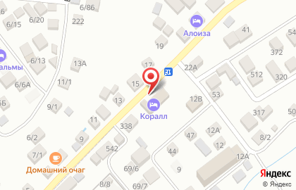Отель Коралл-Лоо на карте