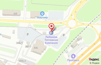 Липецкая Топливная Компания на Московской улице, 30в на карте