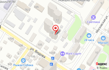 Студия ногтевого сервиса на улице Козлова на карте