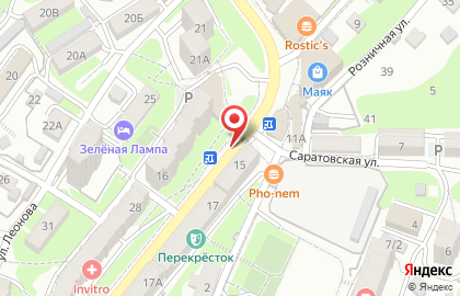 Киоск печатной продукции Владпресса в Фрунзенском районе на карте