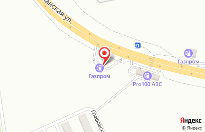 АЗС Газпром на Волчанской улице на карте