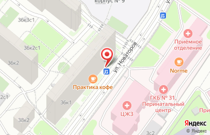 Магазин цветов в Москве на карте