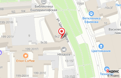 Норд-вест на улице Циолковского на карте