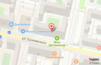Медицинская лаборатория LabQuest на улице Тухачевского на карте