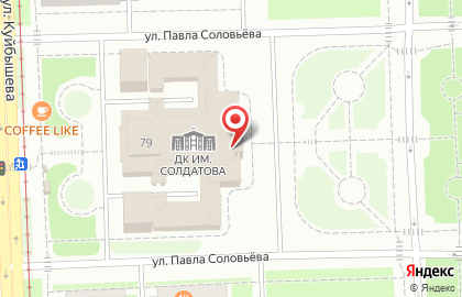 Школа танцев Дуэт на Комсомольском проспекте на карте