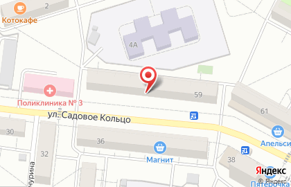Сервисный центр Электроника на улице Садовое Кольцо на карте