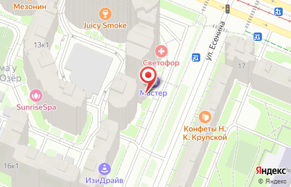 Массажный кабинет в Санкт-Петербурге на карте