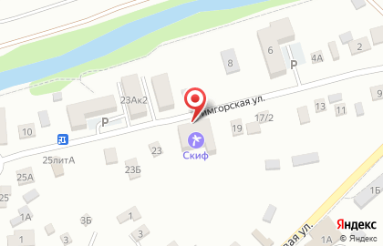 Гостиница Скиф на карте