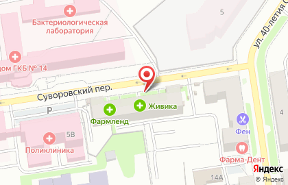 Киоск по продаже хлебобулочных изделий в Орджоникидзевском районе на карте