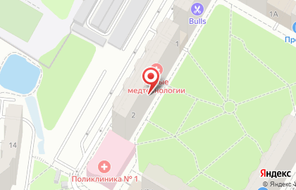 Новые медтехнологии на Крымской улице в Раменском на карте