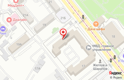 Управление ФСБ России по Волгоградской области на Краснознаменской улице на карте