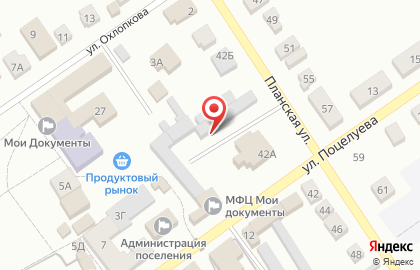 Муниципальная пожарная охрана Мокшанского района на карте