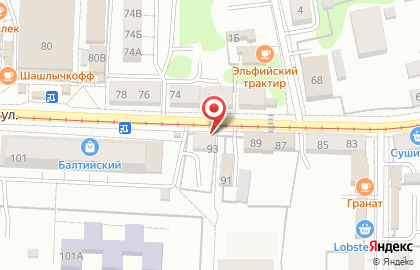 Салон красоты Эвелина в Московском районе на карте