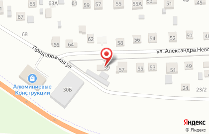 Магазин растений и товаров для сада Дом растений на улице Александра Невского на карте
