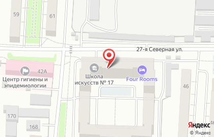 Парикмахерская в Омске на карте
