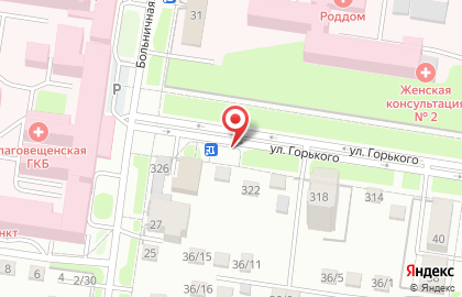 Продуктовый магазин Серышевский на улице Горького, 324/1 на карте