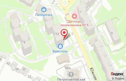 Магазин Винный склад на Южной улице на карте