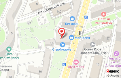 Магнолия на Киевской (ул Плющиха) на карте