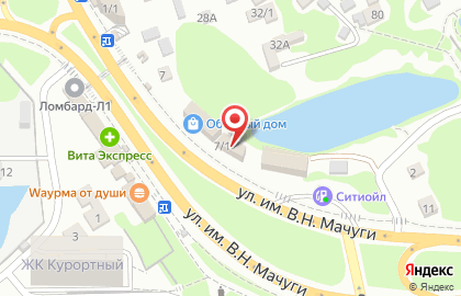 Юридическая компания Бизнес Юрист в Краснодаре на карте