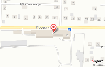 Автомагазин Механика на Проектной улице на карте