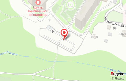 Автостоянка в Красноярске на карте