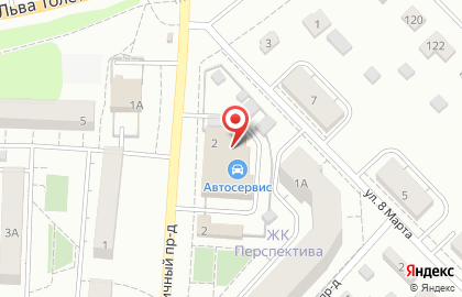 Автосервис Экспресс-сервис в Кирпичном проезде на карте