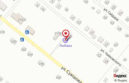 Любава в Ленинск-Кузнецком на карте