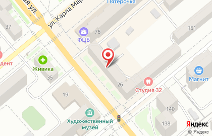 Аптека от Склада на Пролетарской улице, 26 на карте