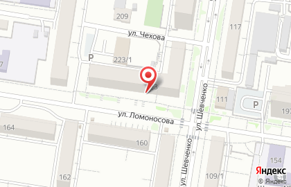 Магазин Винный мир на улице Ломоносова на карте