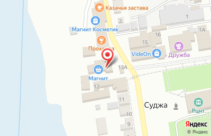 Супермаркет Магнит на Советской площади на карте