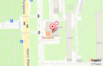 Детское кафе Сказочная Страна на проспекте Юрия Гагарина на карте