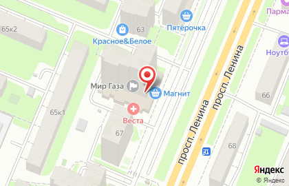 Авеон на проспекте Ленина на карте