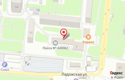Ателье по пошиву и ремонту одежды в Пензе на карте