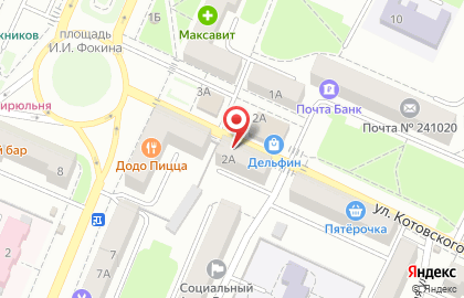 Салон-парикмахерская Красава на улице Котовского на карте