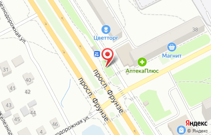 Киоск ТК Экспресс на проспекте Фрунзе на карте