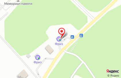 Фриз на площади Гагарина на карте