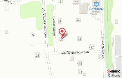 Транспортная компания Новая Почта, транспортная компания на Вишнёвой улице на карте