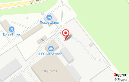 Шиномонтажная мастерская на улице Ижорского Батальона на карте