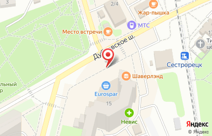 Ювелирный магазин Диамида в Петродворцовом районе на карте