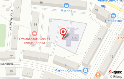 Детский сад Теремок №16 на улице Островского на карте