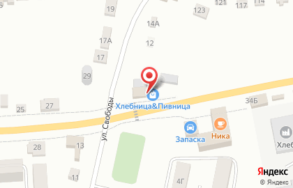 Продуктовый магазин в Рязани на карте