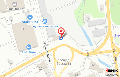 Кафе узбекской кухни в Мотовилихинском районе на карте