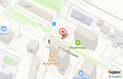 Автостоянка в Екатеринбурге на карте