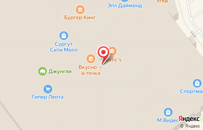 Магазин косметики Л`Этуаль в Центральном районе на карте