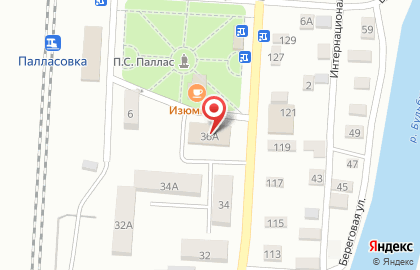 Кафе Изюминка на Юбилейной улице на карте
