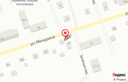 Магазин хозтоваров на улице Мичурина на карте