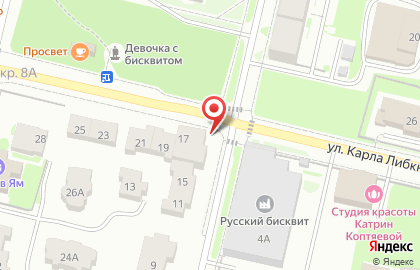 Росстрой на улице Карла Либкнехта на карте