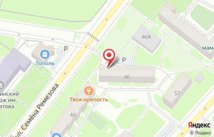 Супермаркет Пятёрочка в Тобольске на карте