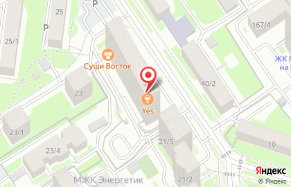 Служба доставки СушиОке в Заельцовском районе на карте