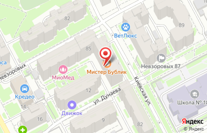 Языковая школа Мастеркласс на улице Невзоровых на карте